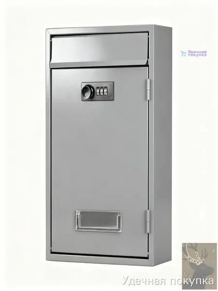 Почтовый ящик 1 секц. 320 мм x 217 мм x 84 мм, серый