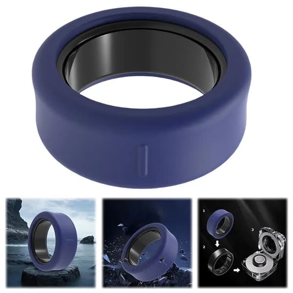 Силиконовый чехол для кольца Samsung Galaxy Ring, размер M, синий, ультратонкий