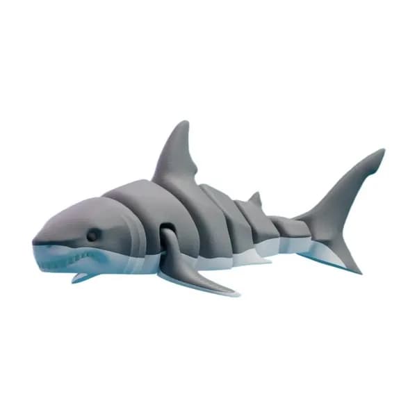 Фигурка кит касатка шарнирная подвижная игрушка для детей 3D печать