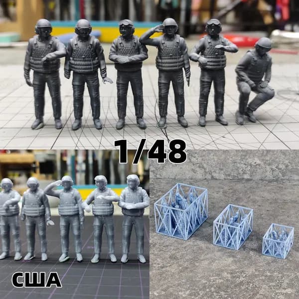 Cor 1/48 сборная модель солдат