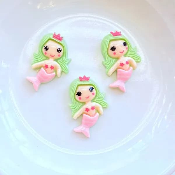20pcs смола / Русалочка DIY Ювелирные украшения аксессуары