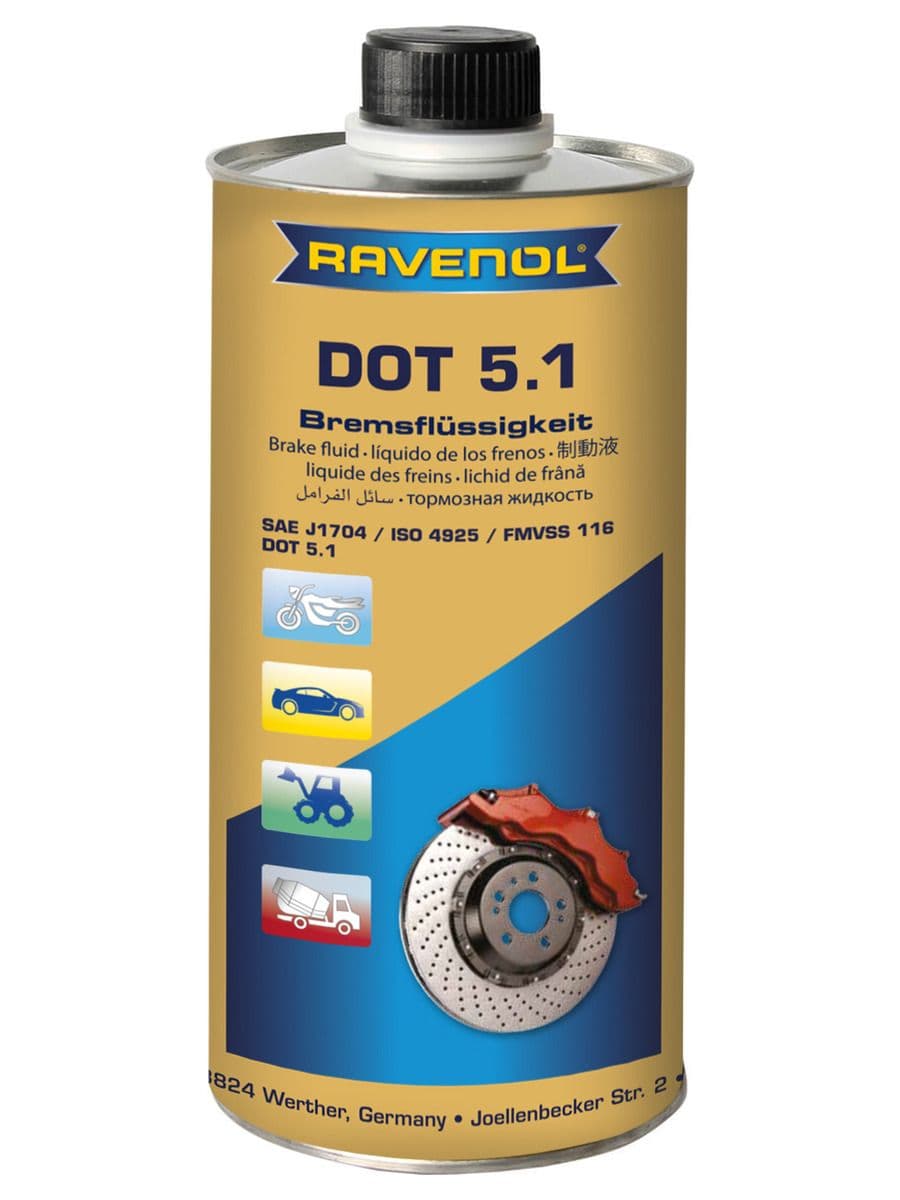 RAVENOL Жидкость тормозная, 1 л