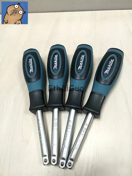 Кованый адаптер Makita CR-V, интерфейс: 1/4" (6,3 мм), 150 мм полного поля