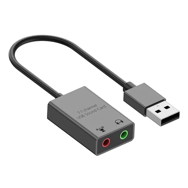 USB звуковая карта с питанием 35 мм 71 для автоматического управления