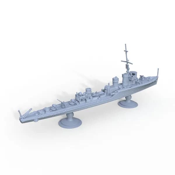 Военная модель, масштаб 1:2000 советский сторожевой корабль Гроза (тип Ураган, проект 2, ватерлиния)