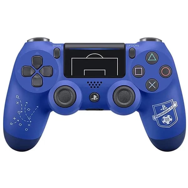 Геймпад Dualshock 4 Controller Wireless V2 (F.C. Football Club Limited Edition), Bluetooth, светло-синий, синий