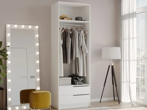 Гардеробная "Британи 8" 800х2400х500, белый