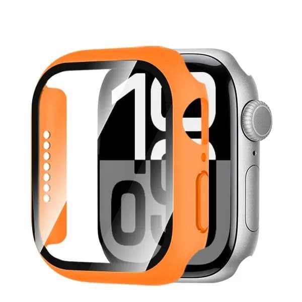 Защитный чехол стекло на часы Apple Watch 45 mm, Стекло на Апл Вотч 7, 8, 9