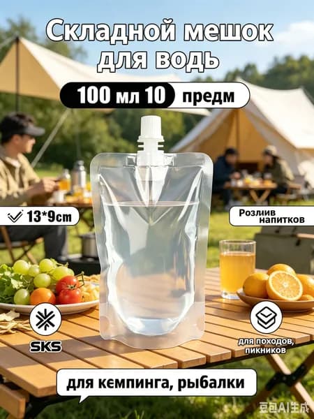 Спортивная бутылка, 100 мл