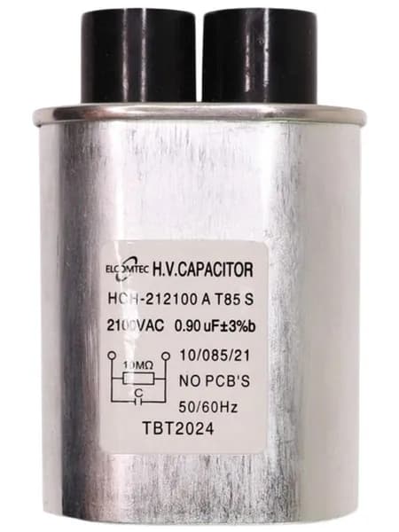 Конденсатор микроволновки LG, Samsung, Midea, Daewoo CH85 0,93%мкФ, x85090
