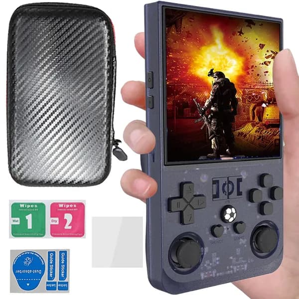 Игровая консоль R36 Max Retro портативная приставка с эмуляторами и IPS-экраном