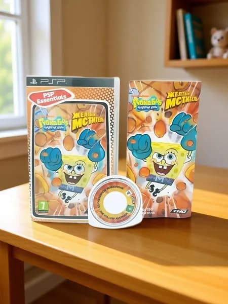 Игра для PSP SpongeBob SquarePants: The Yellow Avenger (Губка Боб Квадратные Штаны: Жёлтый Мститель)