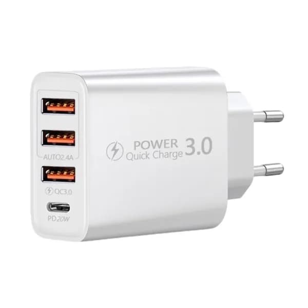 Универсальный переходник для ЕС с USB-C
