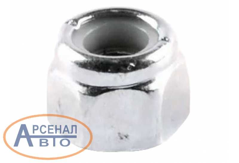 Гайка м8х1, 25 с нейлоном самоконтрящаяся Камаз, ваз, уаз, ГАЗ (белзан) 1/61041/11