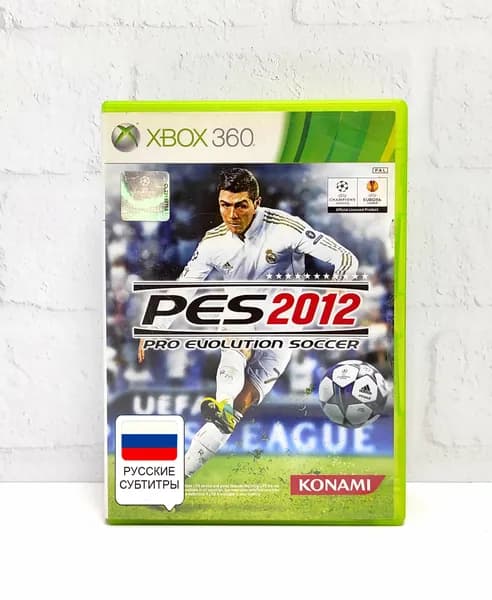 Pro Evolution Soccer 2012 PES 2012 Русские субтитры Видеоигра на диске Xbox 360. Товар уцененный