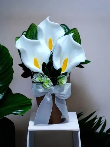 мини-букет из мыла,, Каллы,,