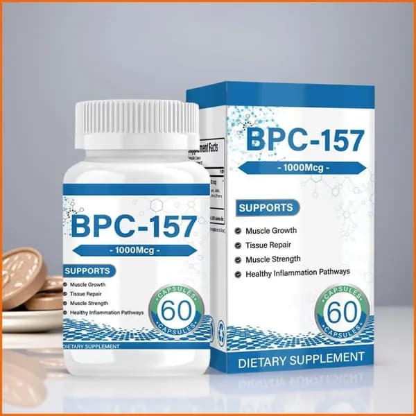 Пептидные капсулы BCP-159 без глютена 60 пероральных капсул для восстановления после тренировки (A)