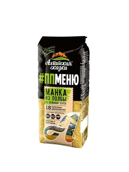 Алтайская Сказка Крупа манная крупа, ПП меню, 350 гр