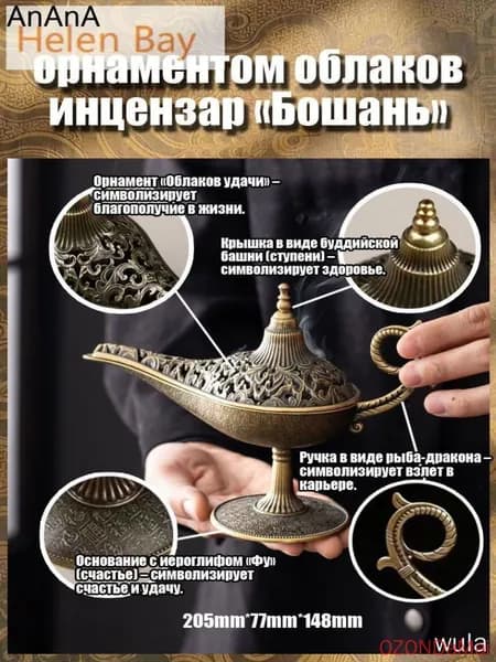 Инцензар с орнаментом