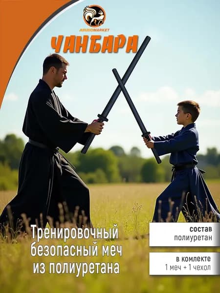 Чанбара 91см (Тренировочный безопасный меч) из полиуретана (1шт.)