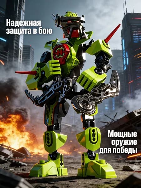 Сборные модели роботов для детей: игрушки Hero Factory, Star Warrior, Bionicle - Фурно Эво, комбинированный механический робот, конструкторный набор из кирпичиков, подарки на Рождество