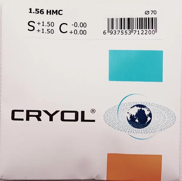 Линзы для очков 1,56 Cryol HMC