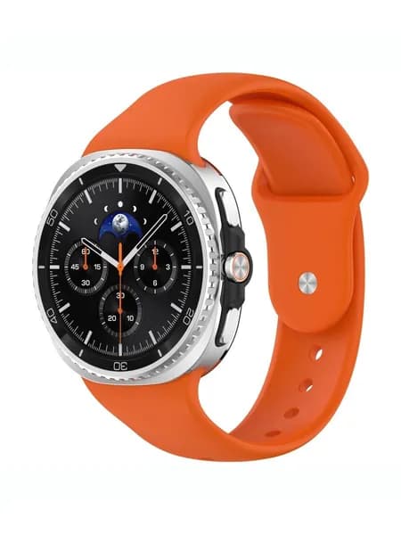 Мягкий Легкий вес силиконовый ремешок для Samsung Galaxy Watch 8 46 мм 44 мм 40 мм
