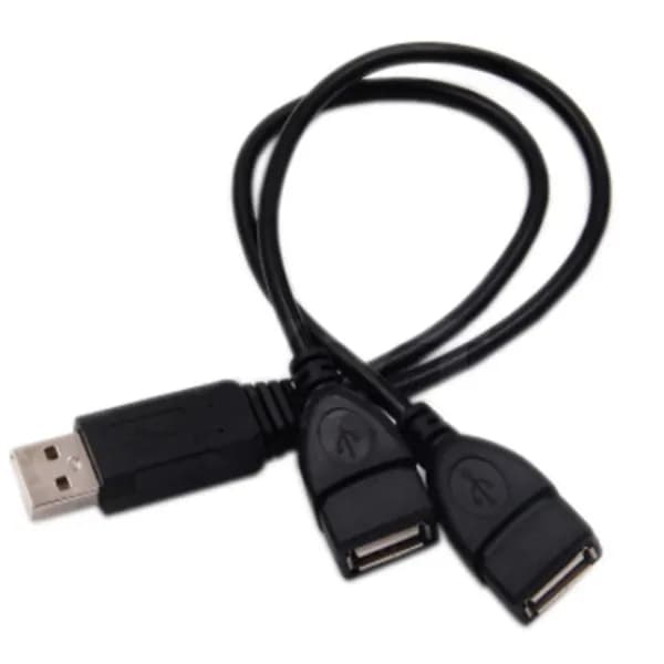 USB-разветвитель 2.0 с двумя портами, - 1pc