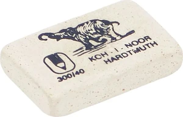 Ластик Koh-I-Noor 300/40 из натурального каучука прямоугольный 35.5x23x8 мм