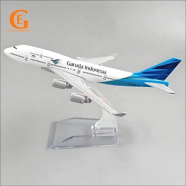 Металлическая Модель Самолета Боинг 747, Гаруда Индонезия B747