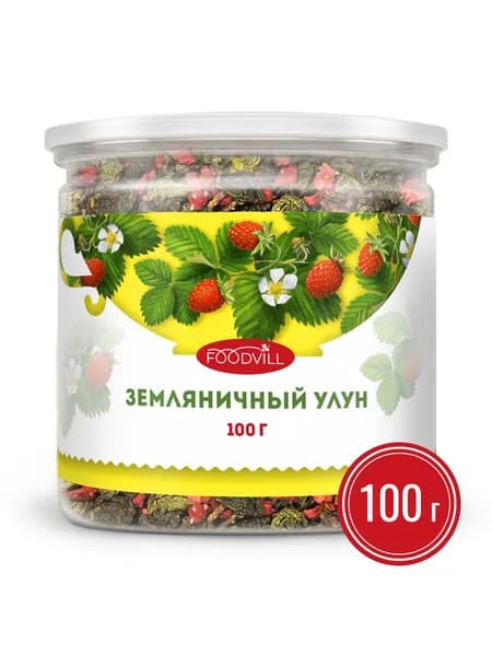 ЗЕМЛЯНИЧНЫЙ улун 100 гр., китайский чай зеленый листовой, с ягодами, земляника, Те гуань инь, напиток FOODVILL