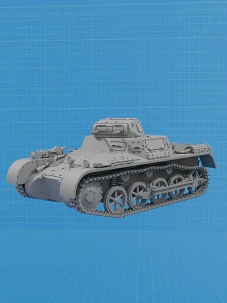Panzer 1 Ausf A макет танка демонстрационный 1 72