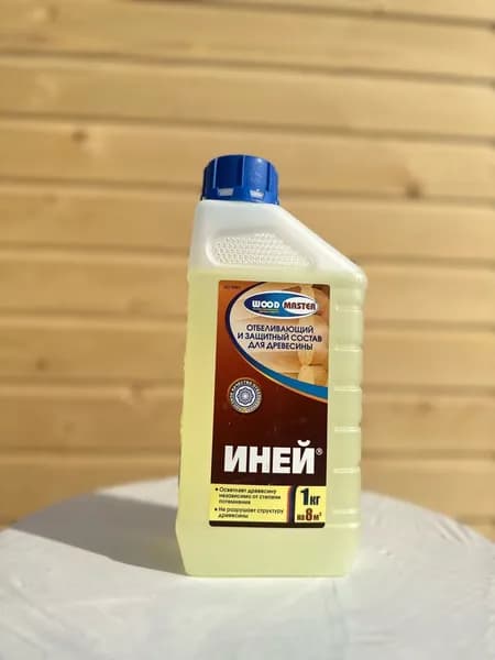 WOODMASTER ИНЕЙ (1 кг) Отбеливатель древесины. Состав от биопоражений (гниения, плесени, грибка, синевы) и насекомых-вредителей ВудМастер