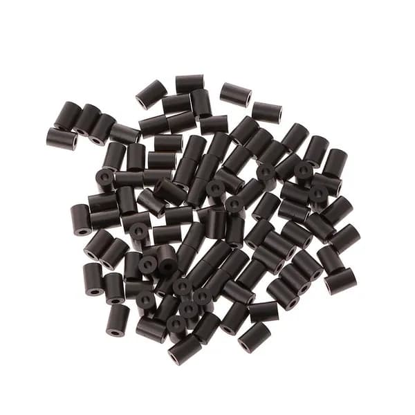 100x Ферритовый сердечник EMI 3.5x5x1.5 мм, Черный