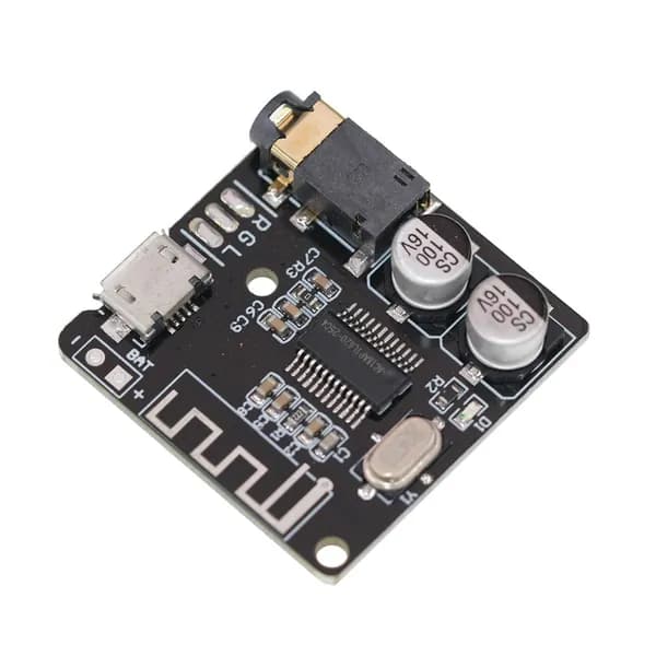 Bluetooth-приёмник 5.0 DIY, аудиомодуль MP3, двухканальный, чёрный