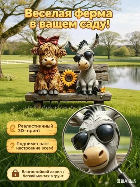 Фигурка садовая