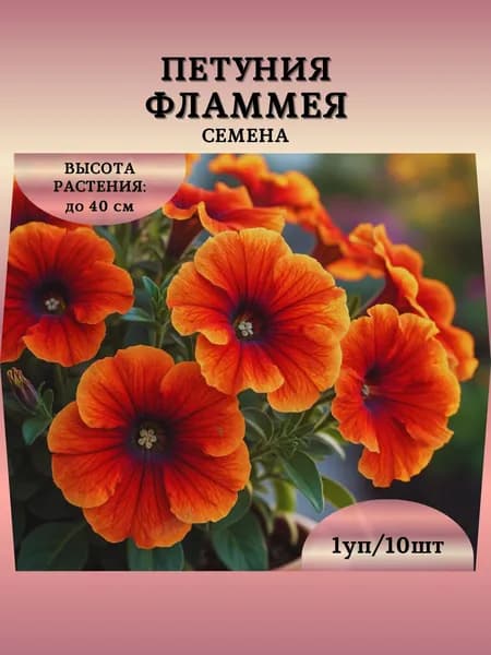 Петуния "Фламмея" семена, 1 пачка