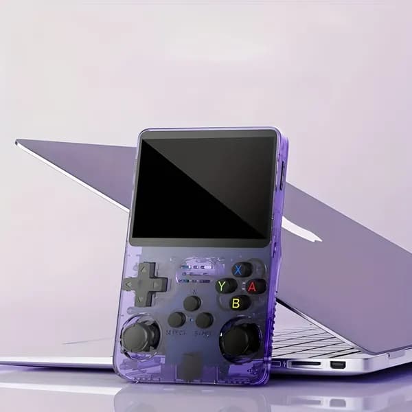 R36S Ретро портативная игровая консоль 64G 20000 Классические игры Портативный дизайн Семейный подарок