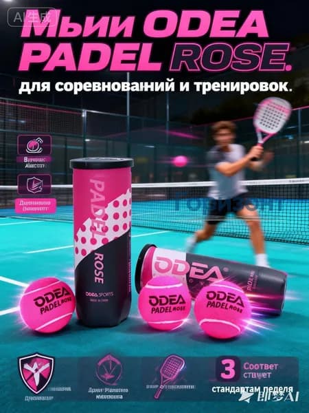 Мячи для падел-тенниса PADELROSE, износостойкие тренировочные мячи для матча, клуба и любительской игры