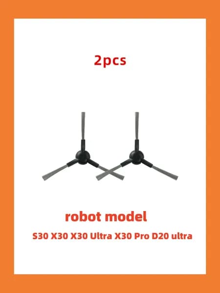 Боковая щетка робота совместима с пылесосом Dreame D20 ultra S30 X30 Ultra / X30 Pro