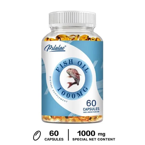 Биологически активная добавка Pslalae Fish Oil Omega-3 Fatty Acid способствует здоровью сердечно-сосудистой системы.60