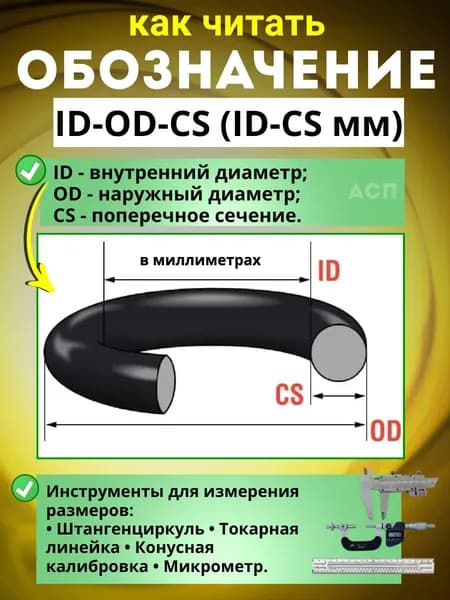 Кольцо 075-081-3,0 (75-3 мм) уплотнительное резиновое, 2 штуки.