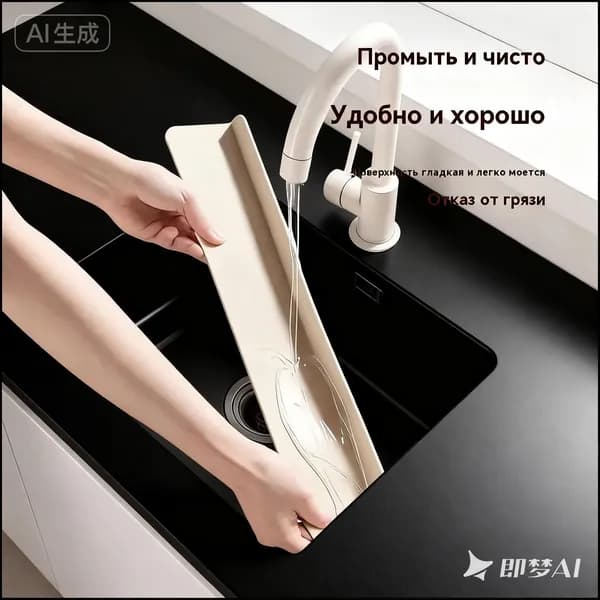 Коврик для раковины, 35 см х 5 см, 1 шт