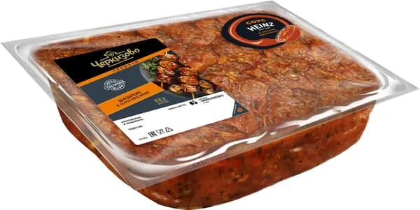Шашлык свиной Черкизово в соусе барбекю Heinz охлажденный, 2кг
