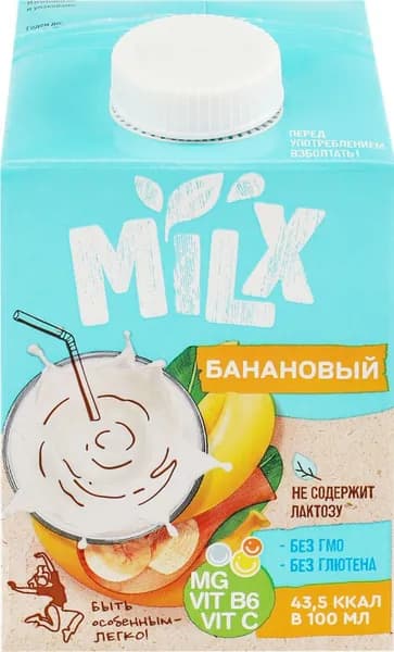 Напиток растительный MILX Соево-банановый 1,1%, 500мл3шт