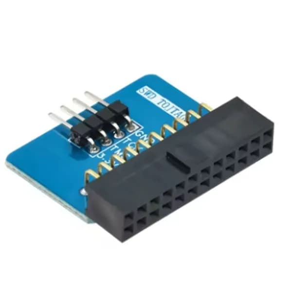 Адаптерная плата SWD-JTAG, 20 контактов, шаг 2,54 мм, 4 контакта.
