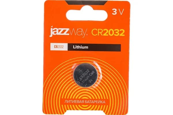 Jazzway Батарейка CR2032, 1 шт