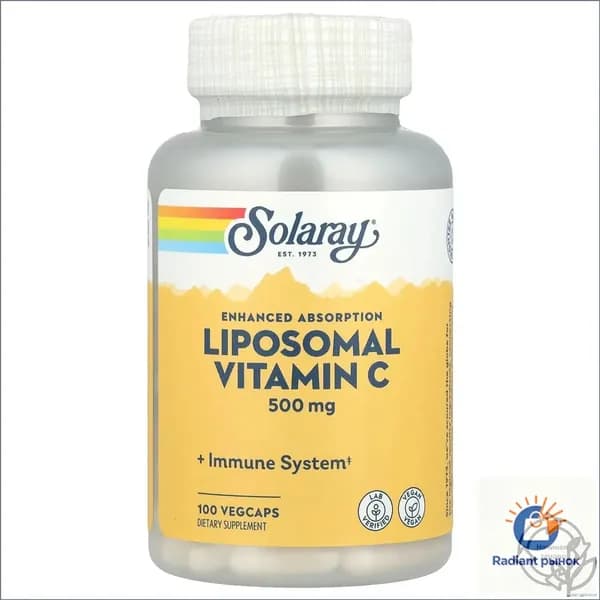 Липосомальный витамин С 500 мг Liposomal Vitamin C 100 капсул-