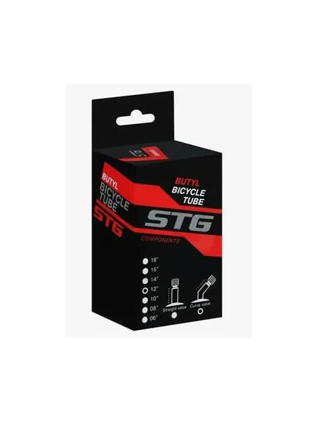 камера велосипеда STG 12"x1.75/2.125 бутиловая,автониппель,33мм