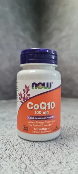 NOW foods CoQ10 100 mg, 50 softgels, Антиоксидант для спортивного питания Нау фудс Коэнзим Ку 10, 100 мг 50 капсул (софтгель)